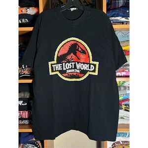 Vintage 90s Jurassic Park The Lost World Movie Promo Tee